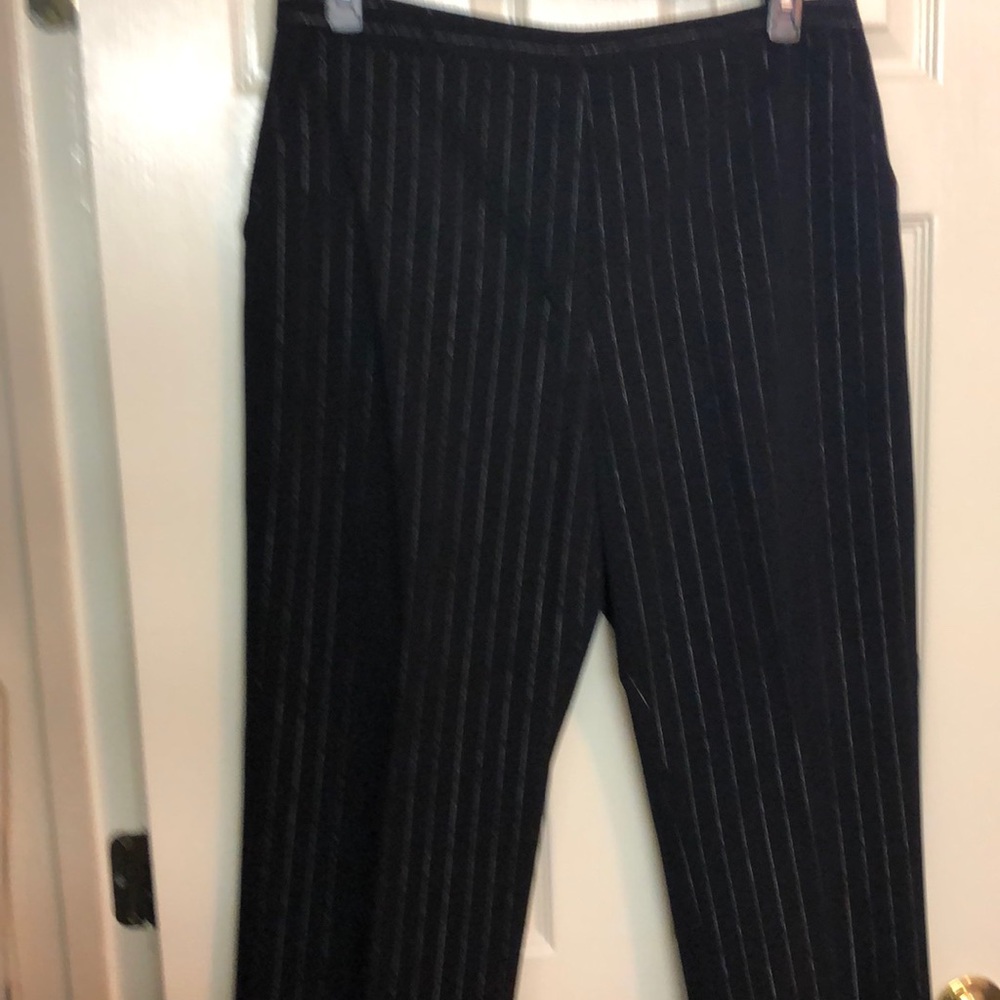 Women’s tall Black with silver stripes